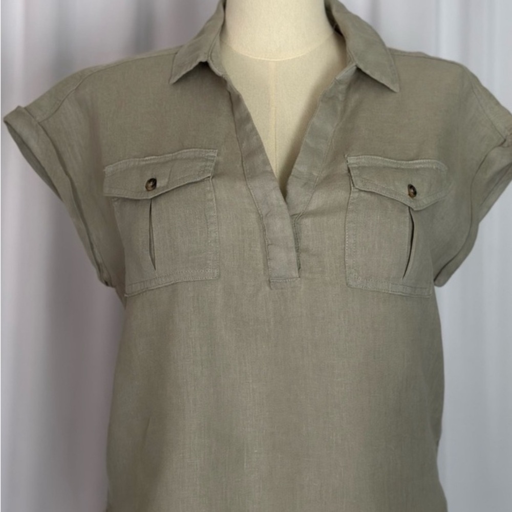 Olive Green Women's Top